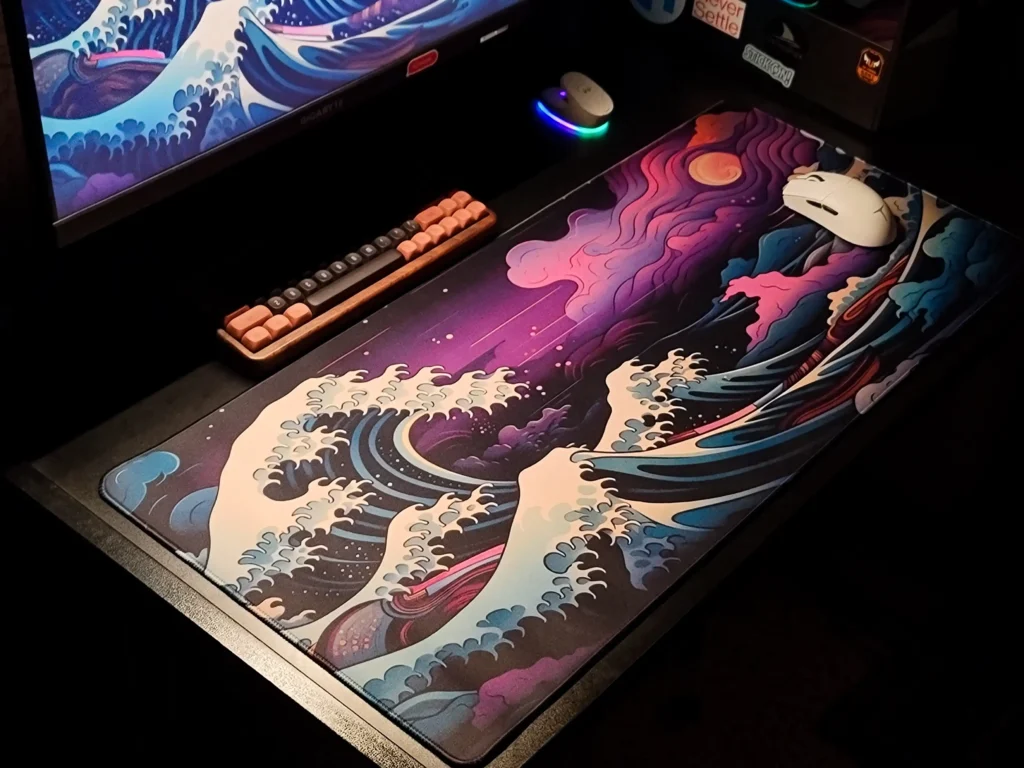 Purple Wave Mousepad