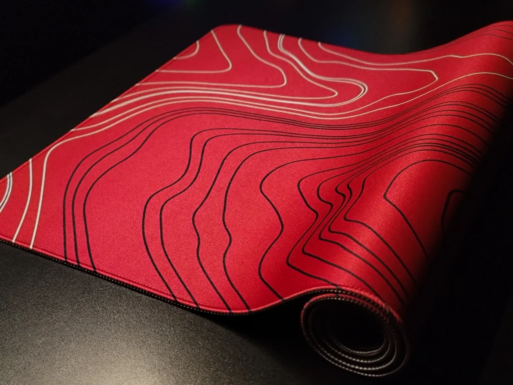 Red Topographic Mousepad_2
