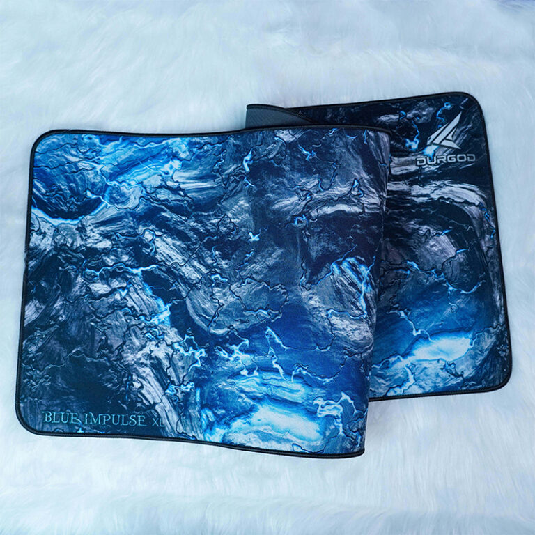Durgod Blue Impulse Mousepad | Control Surface | 4mm Thickness
