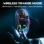Onikuma CW930 Tri-Mode RGB Wireless Gaming Mouse - Image 8