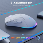 Onikuma CW917 Dual Mode RGB Gaming Mouse - Image 7