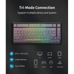 Onikuma G83 RGB Tri-Mode Wireless Mechanical Keyboard - Image 2