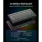 Onikuma G83 RGB Tri-Mode Wireless Mechanical Keyboard - Image 4